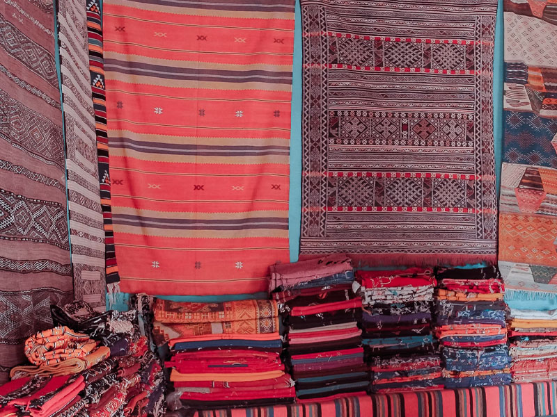 Ornamentation  on Tunisian Carpets 