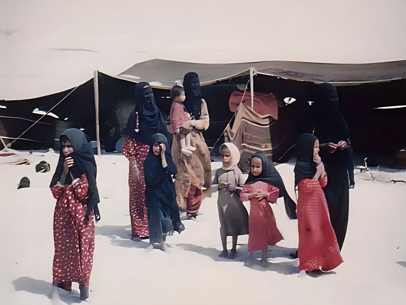 الأزياء التقليدية للأطفال في بادية نجد من المملكة العربية السعودية