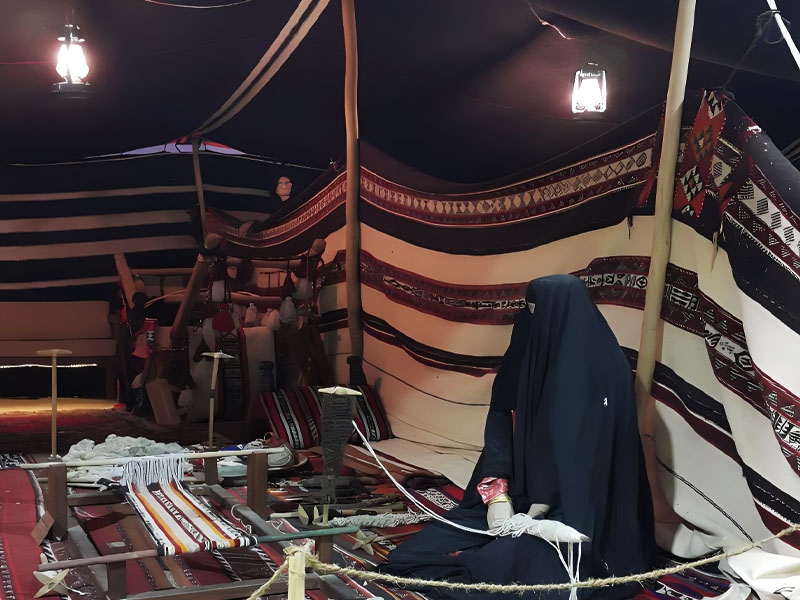 The influence of Kuwait’s desert on the traditional craft of Sadu 