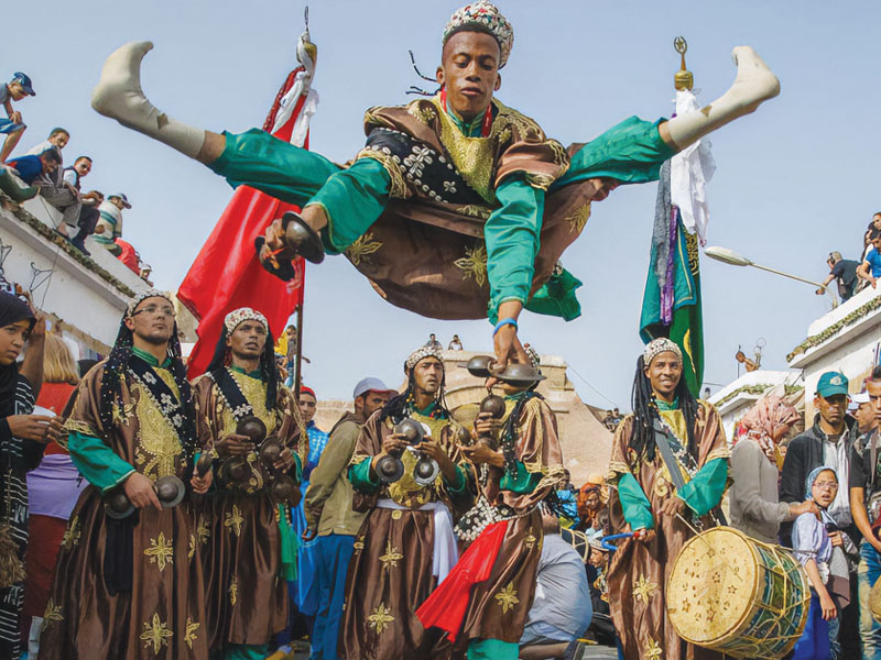 خصوصية الرقص الشعبي المغربي