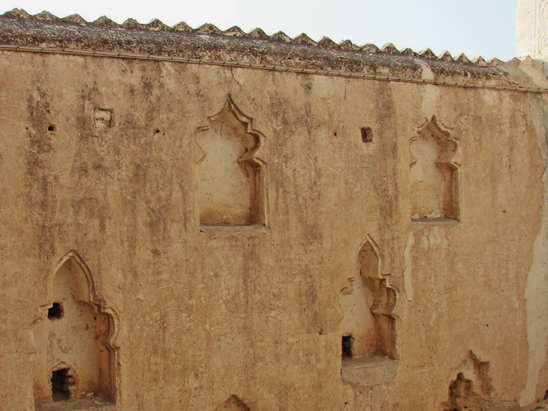 Decorative features of traditional houses in the city of Zabid